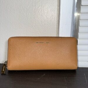 Michael Kors Camel Leather Wallet